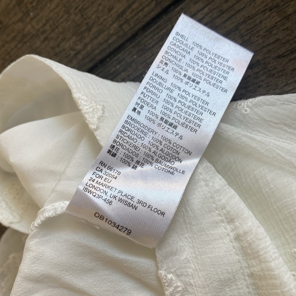 Free People embroidered white maxi skirt size small - Picture 9 of 9